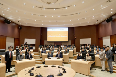 教大代表與首爾教育大學代表團於會議後合影